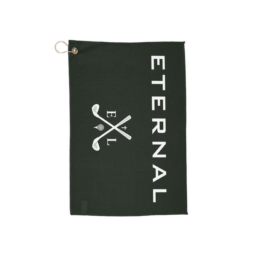 Green Eternal Embroided Microfiber Towel