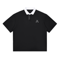Black Essential Contrast Polo