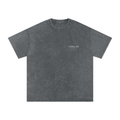 Gray Snow Washed Oversized Shirt