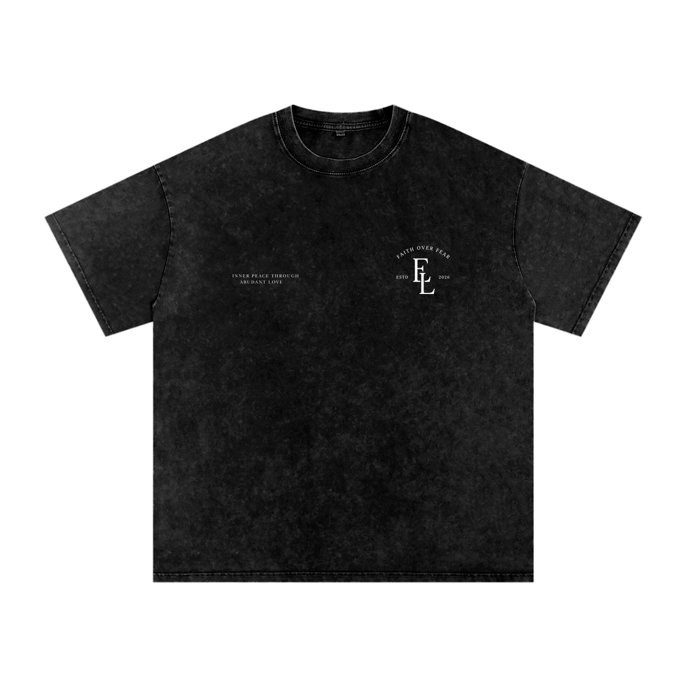 Black Snow Washed Oversized Shirt