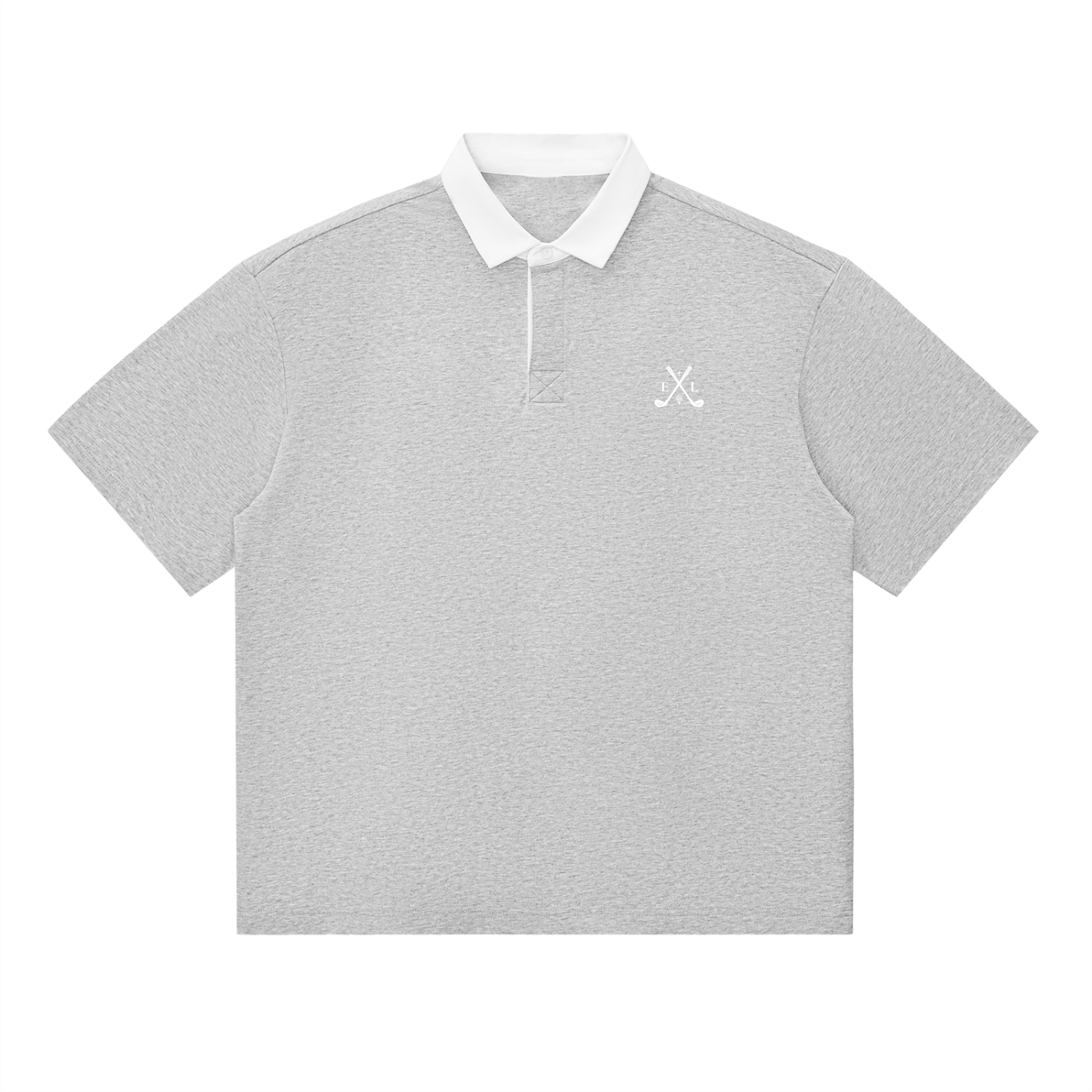 Gray Essential Contrast Polo