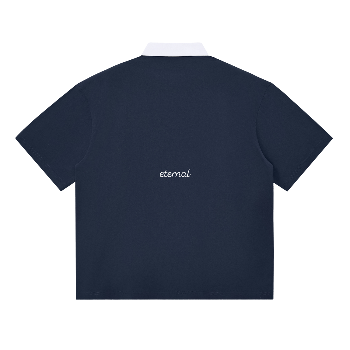 Navy Essential Contrast Polo