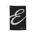 Black Embroided John 3:16 Microfiber Towel