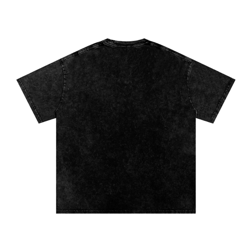 Black Snow Washed Oversized Shirt