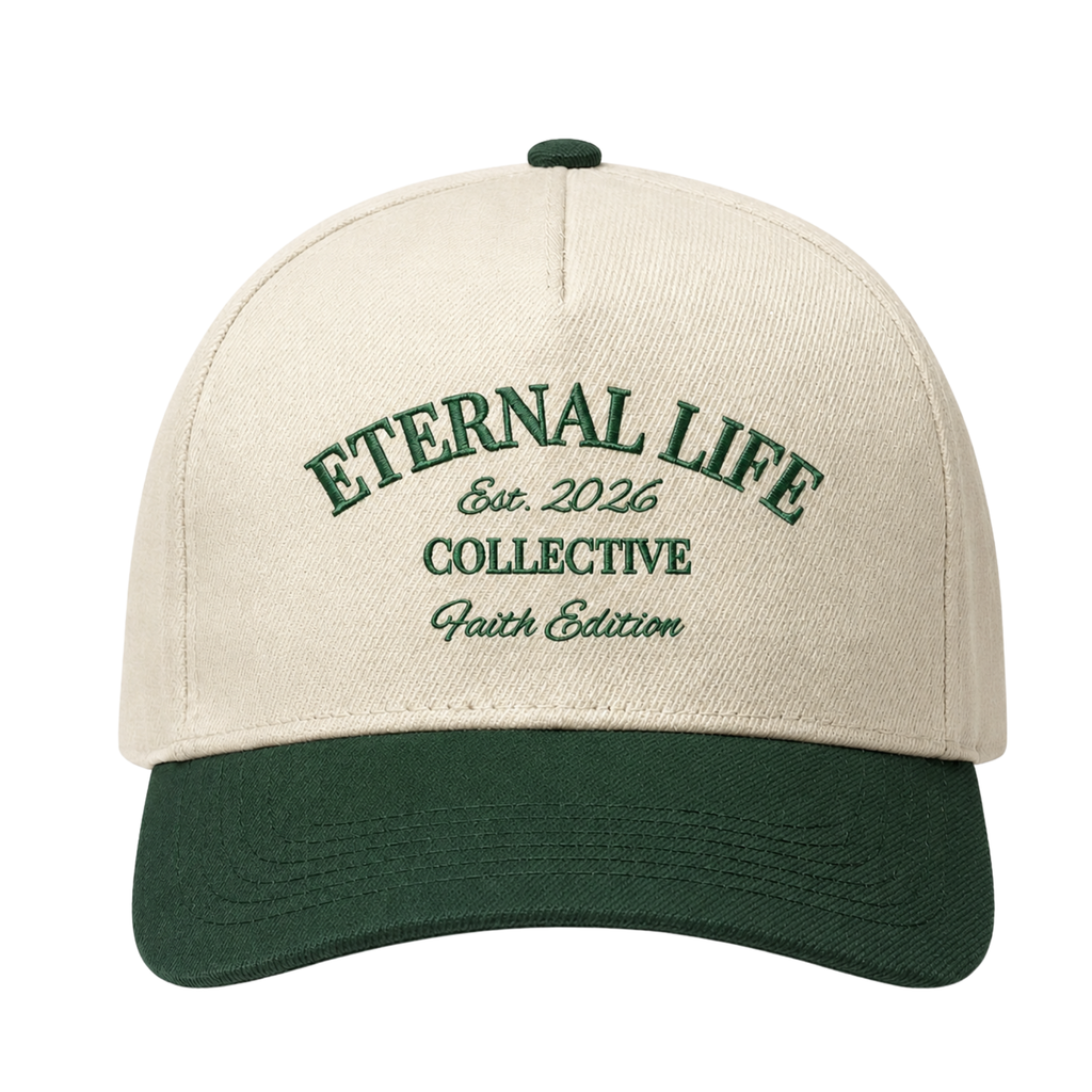 Forest Green Faith Edition Structured Hat