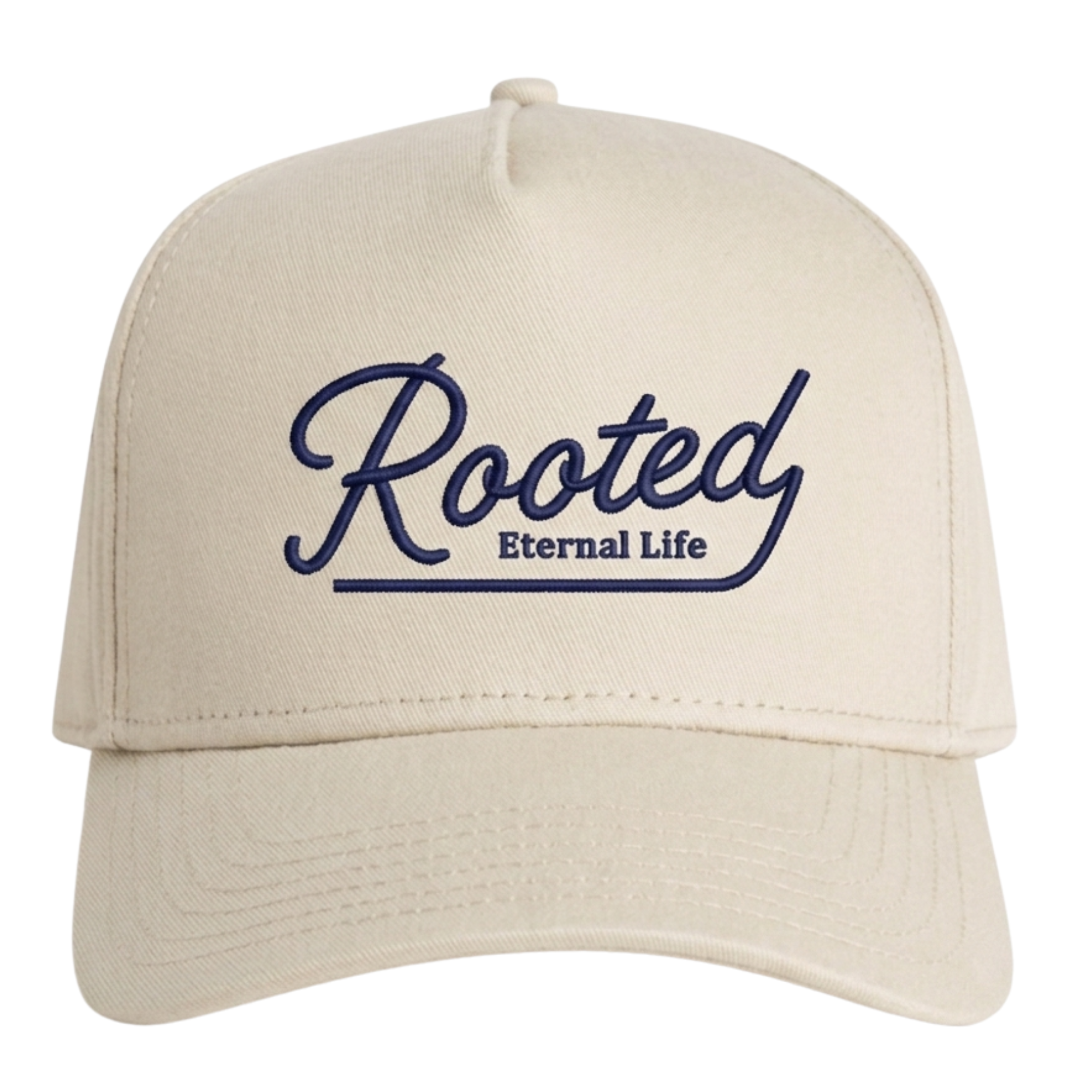 Ecru Rooted Structured Hat
