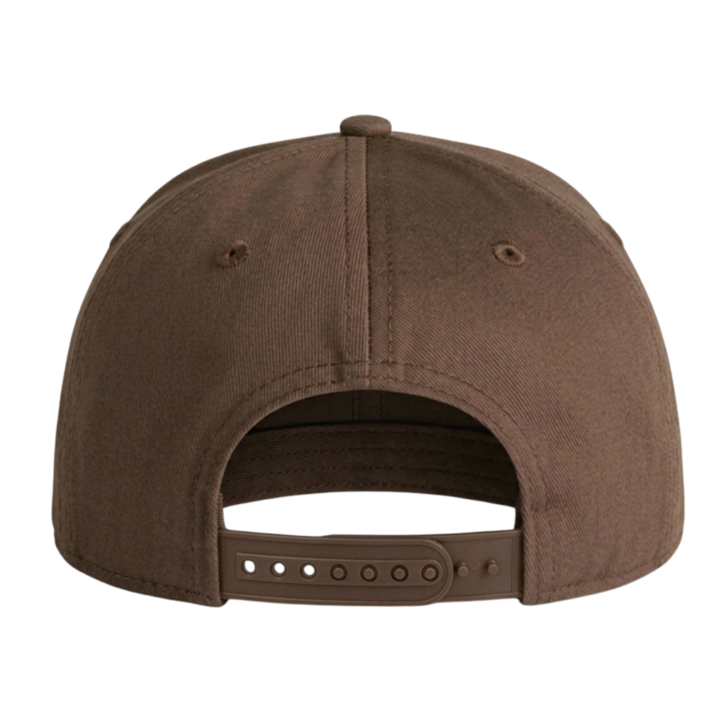 Brown Rooted Structured Hat