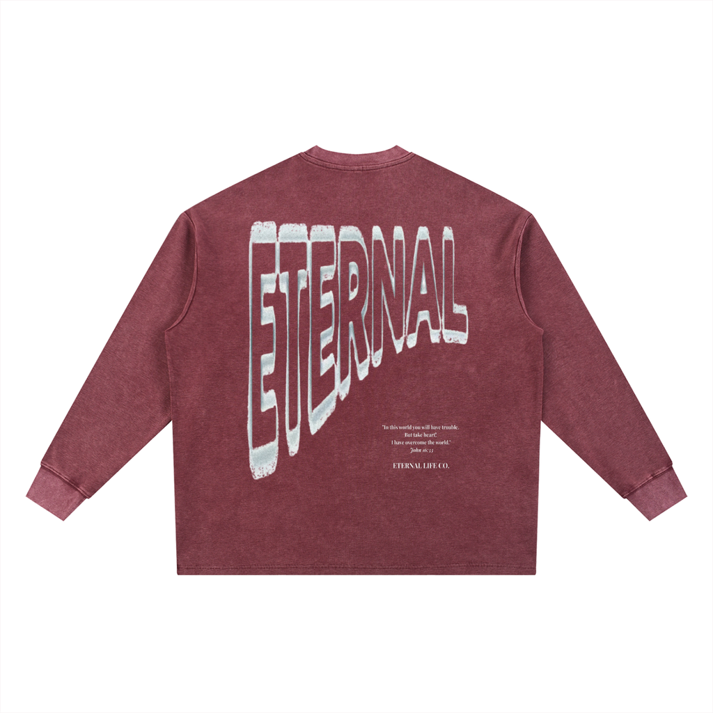 Red Eternal Fade Long Sleeve