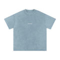 Light Blue Snow Washed Oversized Shirt