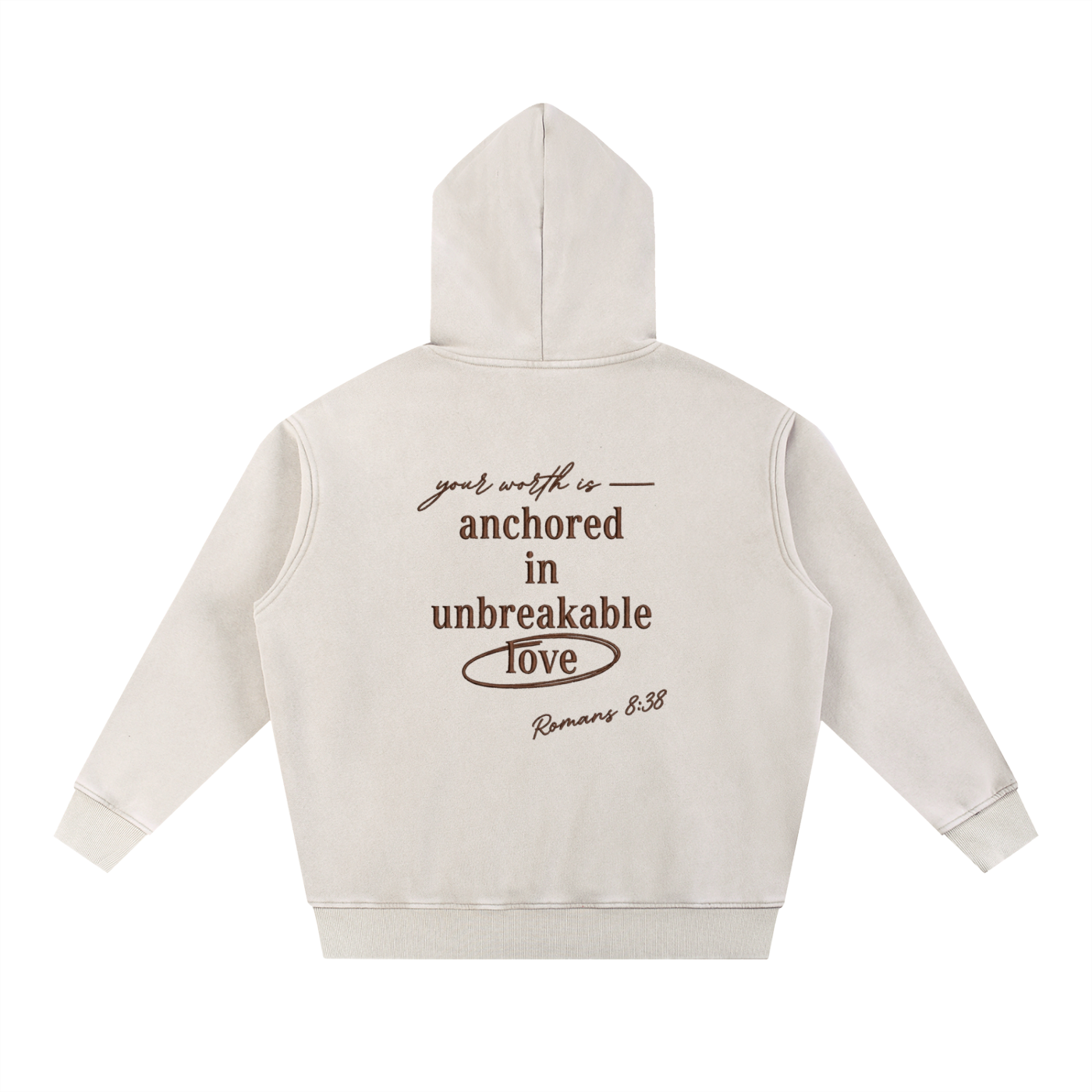 Apricot Romans 8:38 Hoodie