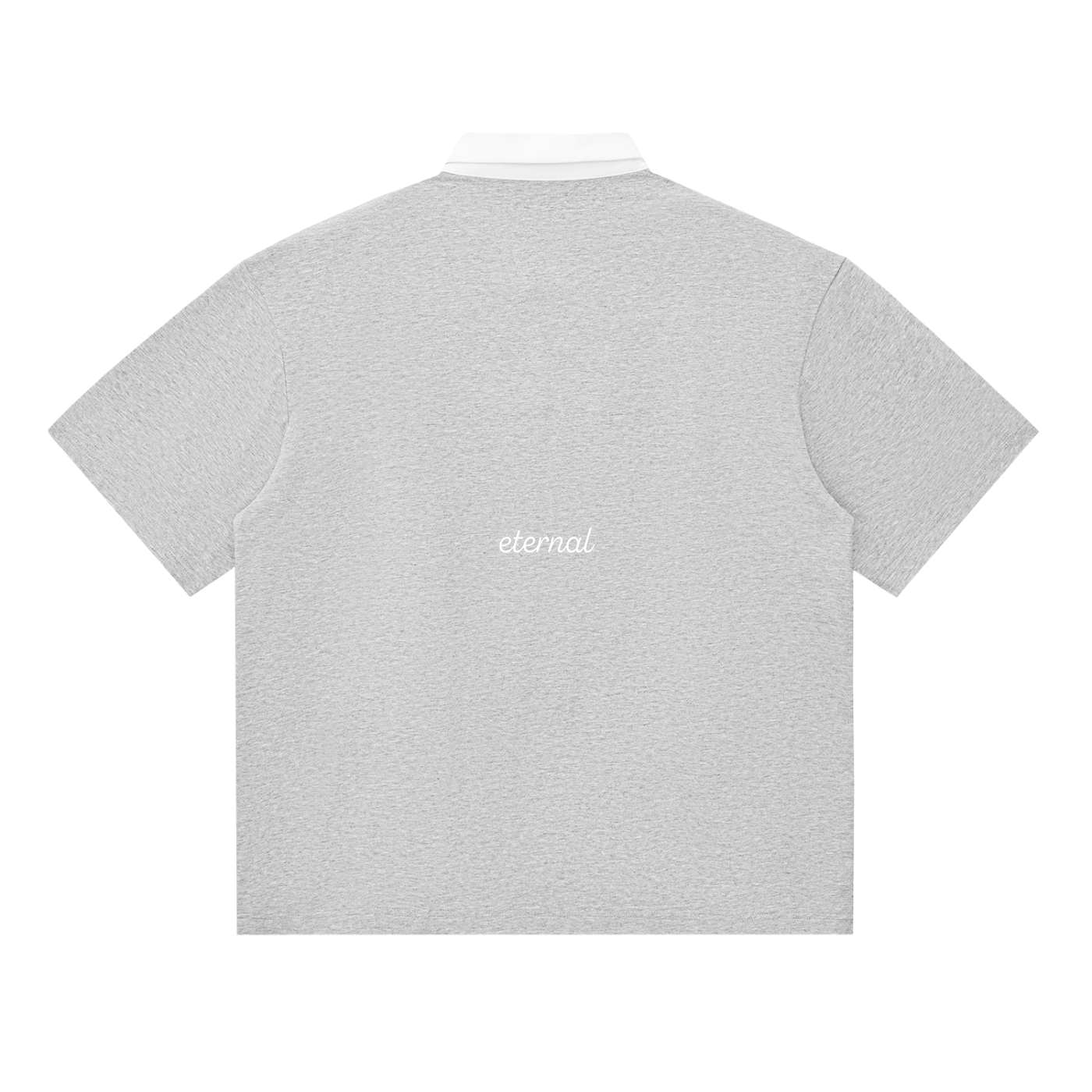 Gray Essential Contrast Polo